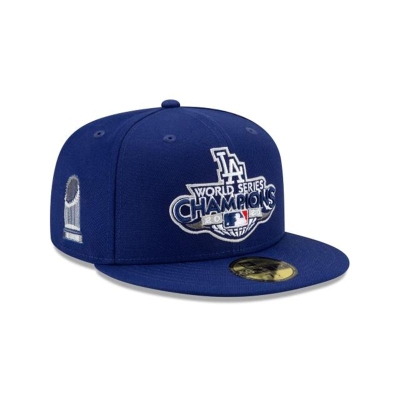 Sapca New Era Los Angeles Dodgers MLB World Series Champions 59FIFTY Fitted - Albastri